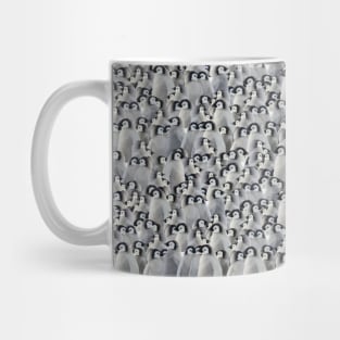 Baby Emperor penguins mask Mug